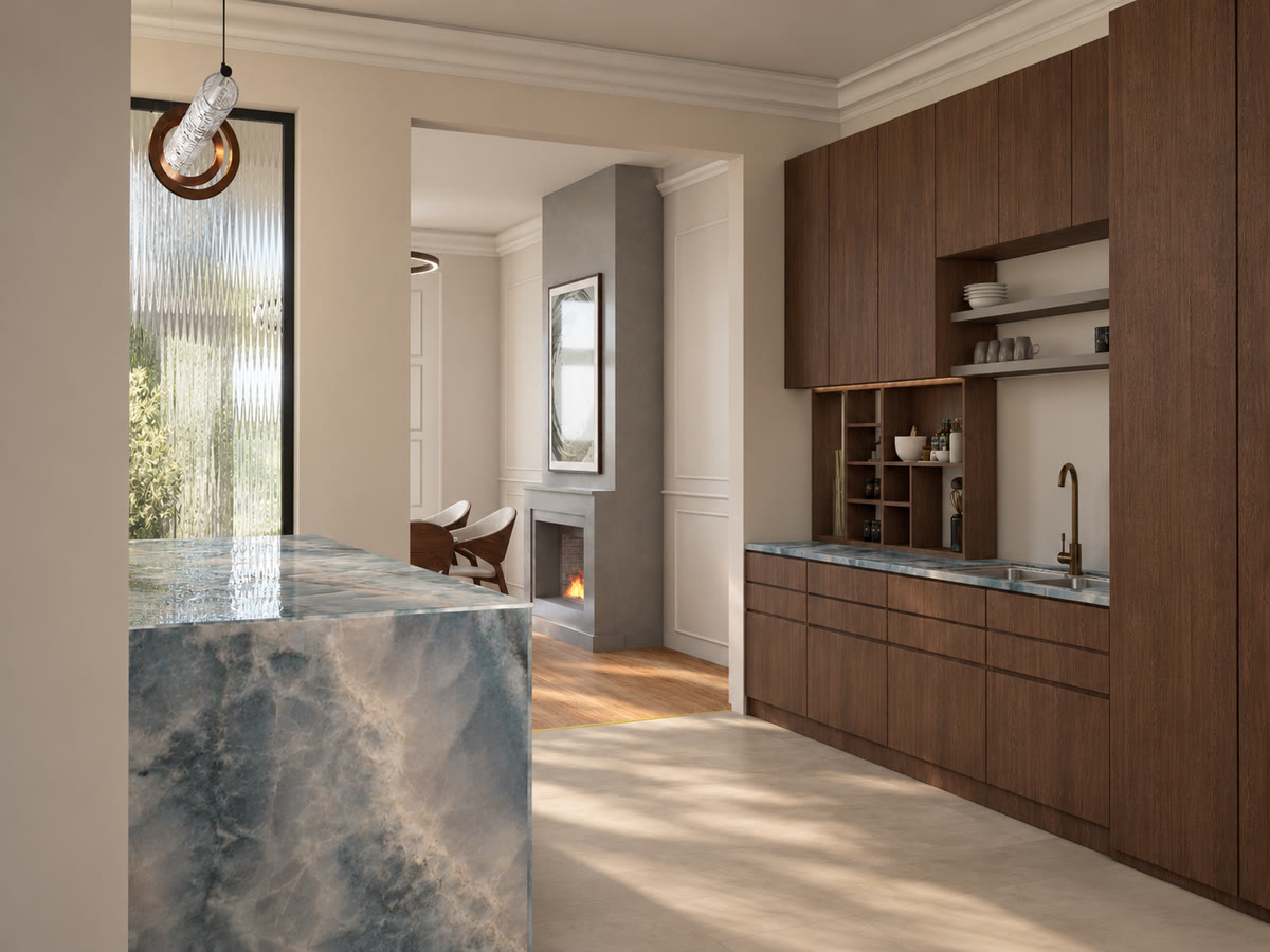 Render: Open kitchen