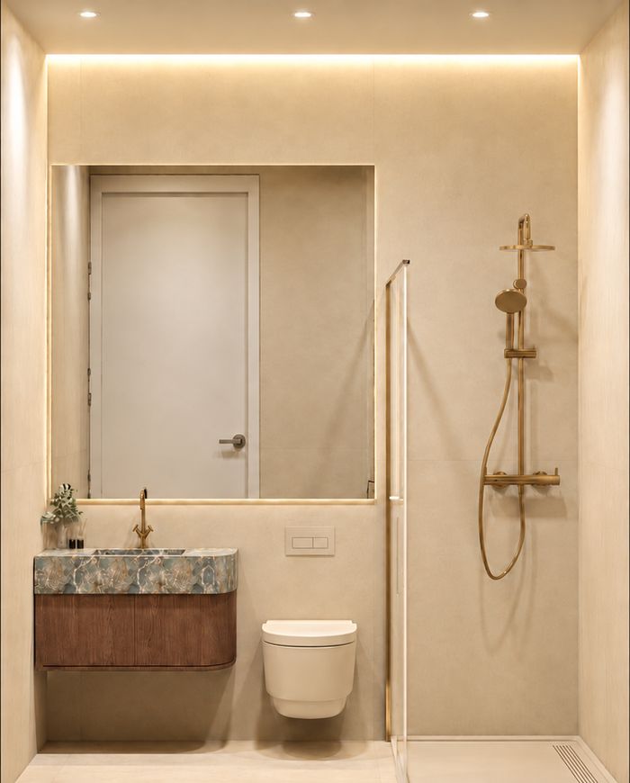 Render of the bathroom